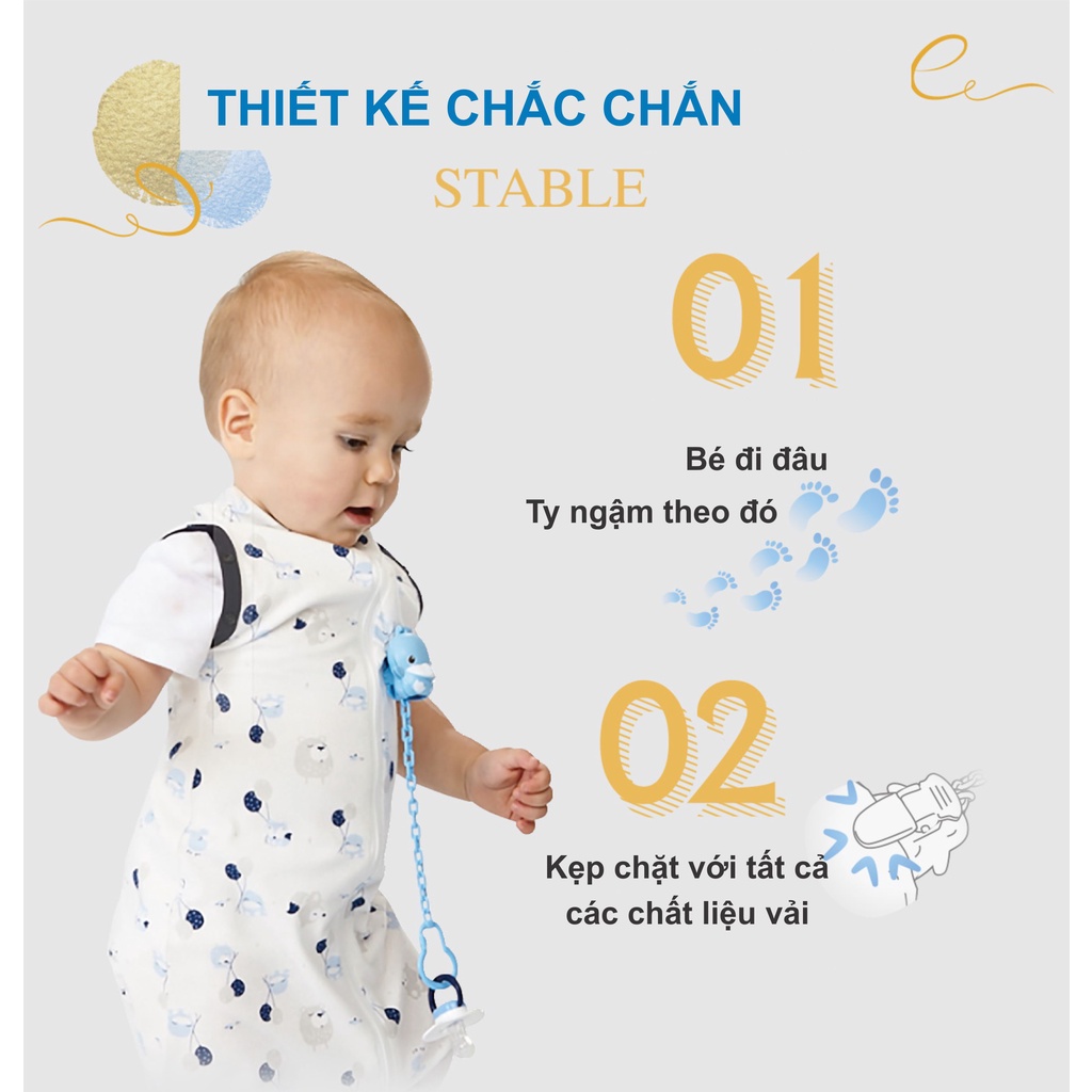 Dây giữ ty ngậm cho bé KUKU KU5492