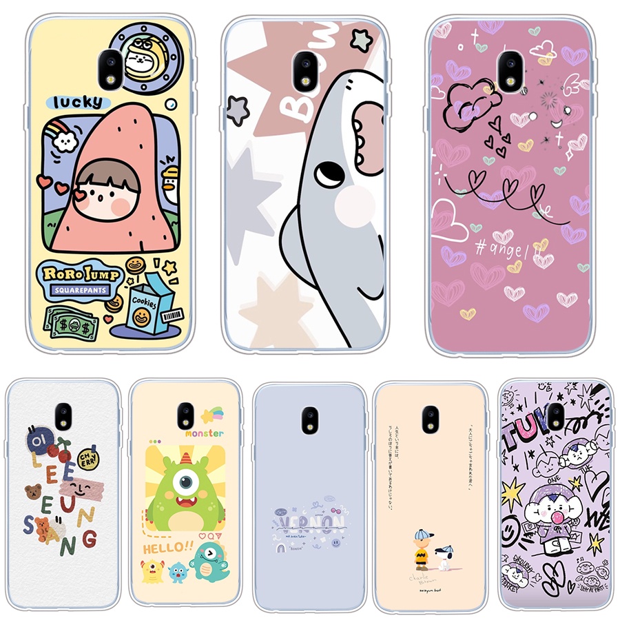 Ốp Điện Thoại TPU Silicon Mềm Cho Samsung Galaxy J3 2017 J3 Pro J3 2016 J4 2018 J4 plus 2018