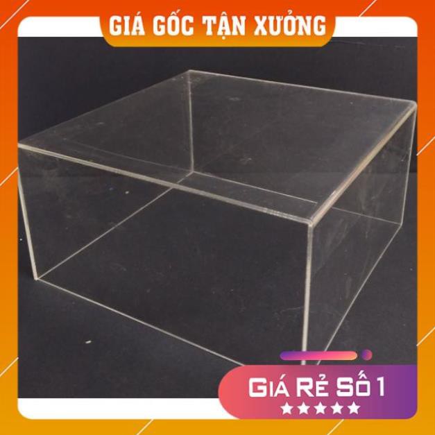 [Giá Gốc Tận Xưởng] Hộp chụp 20x20x10cm mica trong suốt chống bụi