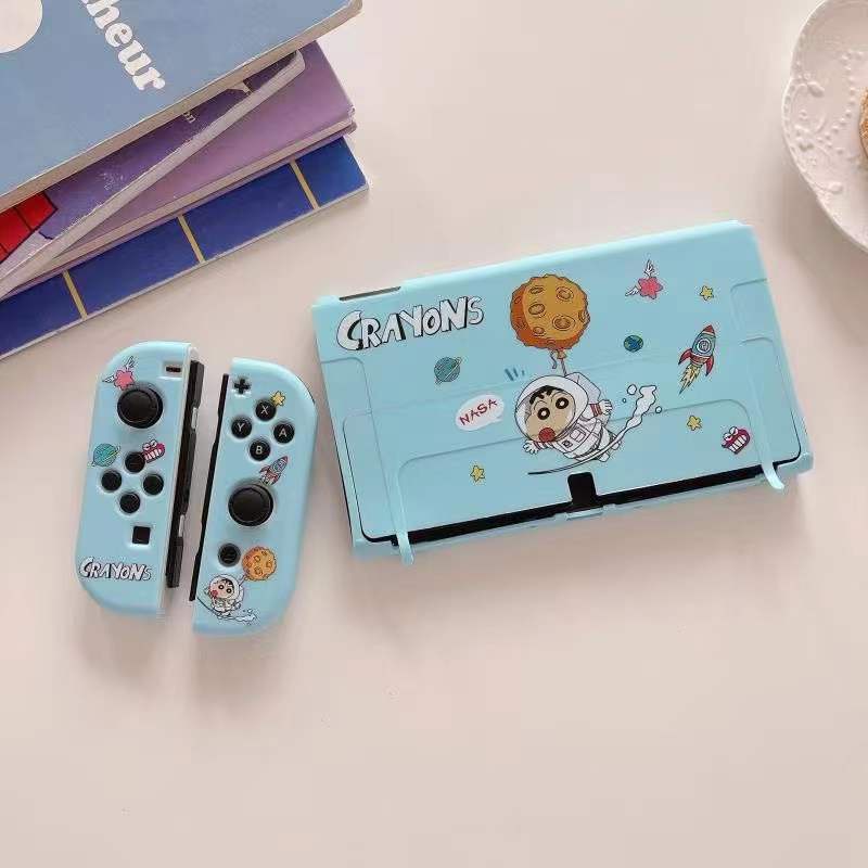 Vỏ TPU mềm in hoạt hình dễ thương cho máy Nintendo Switch OLED 2022