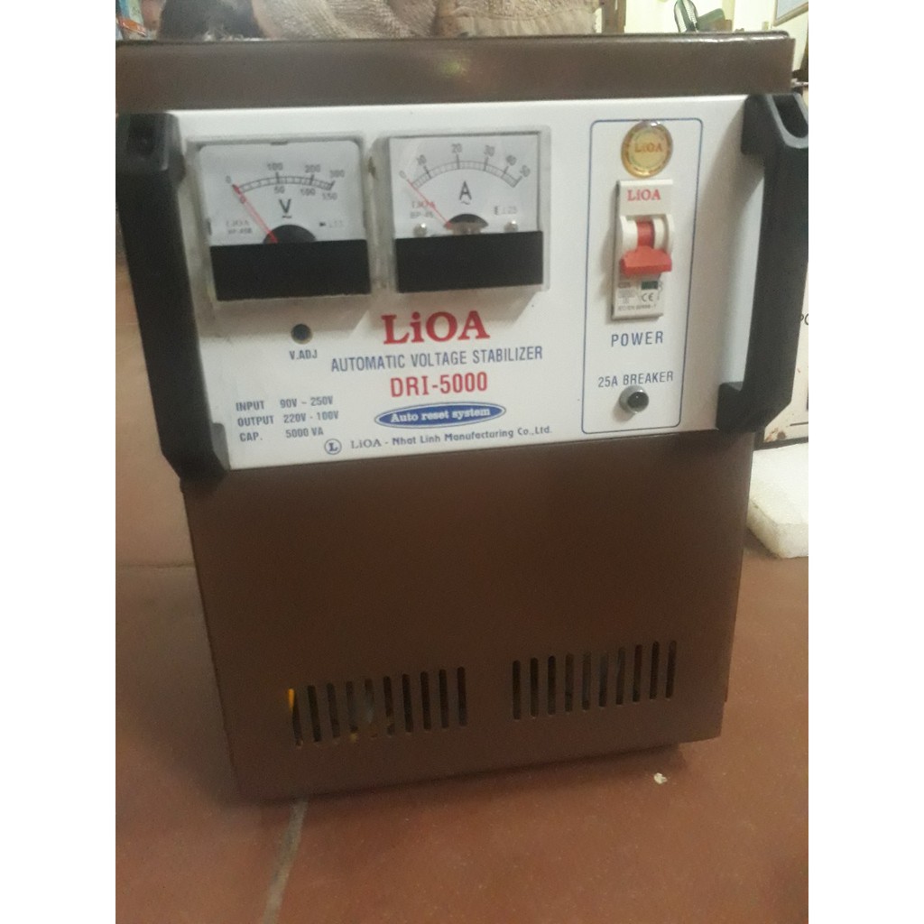 Ổn Áp Lioa 5KVA 1 Pha, 5000-DRI Dải 90-250V, hàng cũ