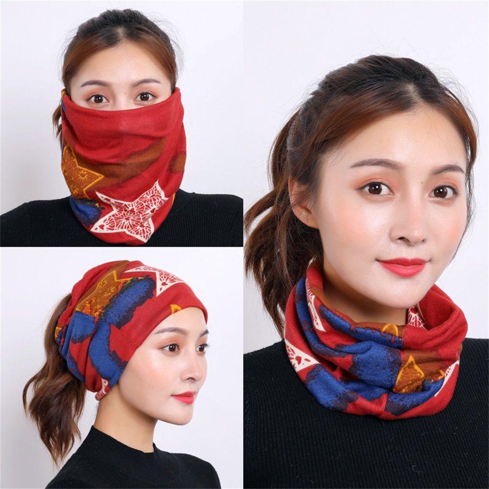 Ấm khăn mũ Mặt nạ chống gió Phụ kiện thời trang mùa thu và mùa đông