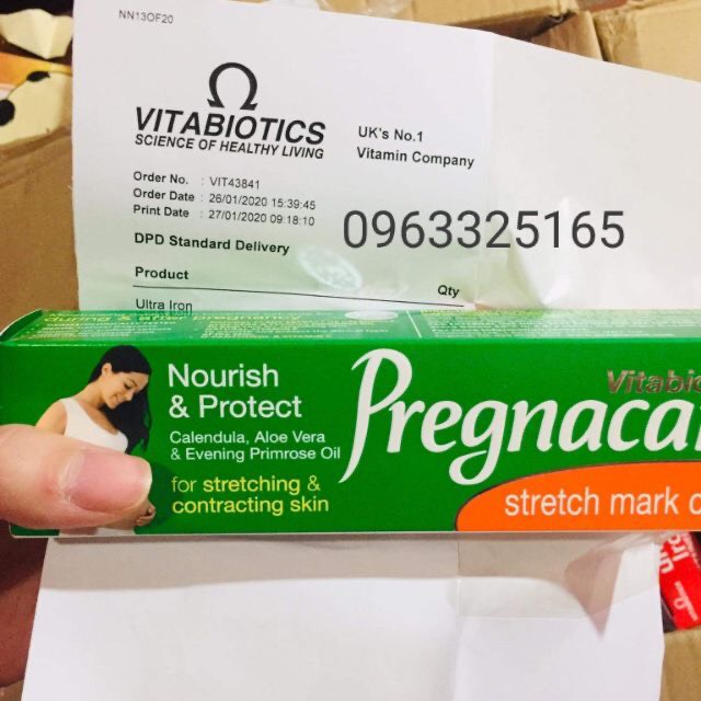 UK-Viên uống Vitabiotics Pregnacare Plus Omega-3 bổ sung Vitamin và khoáng chất cho phụ nữ mang thai hộp 56 viên