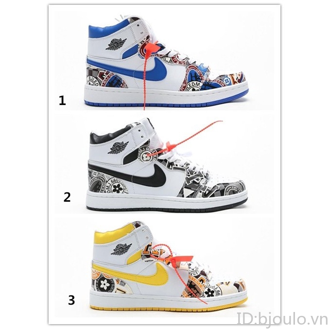 [Thể thao] Giày bóng rổ cao cấp Air Jordan 1 Retro Jordan Aj1 -R1