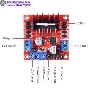 Module Điều Khiển Động Cơ L298N