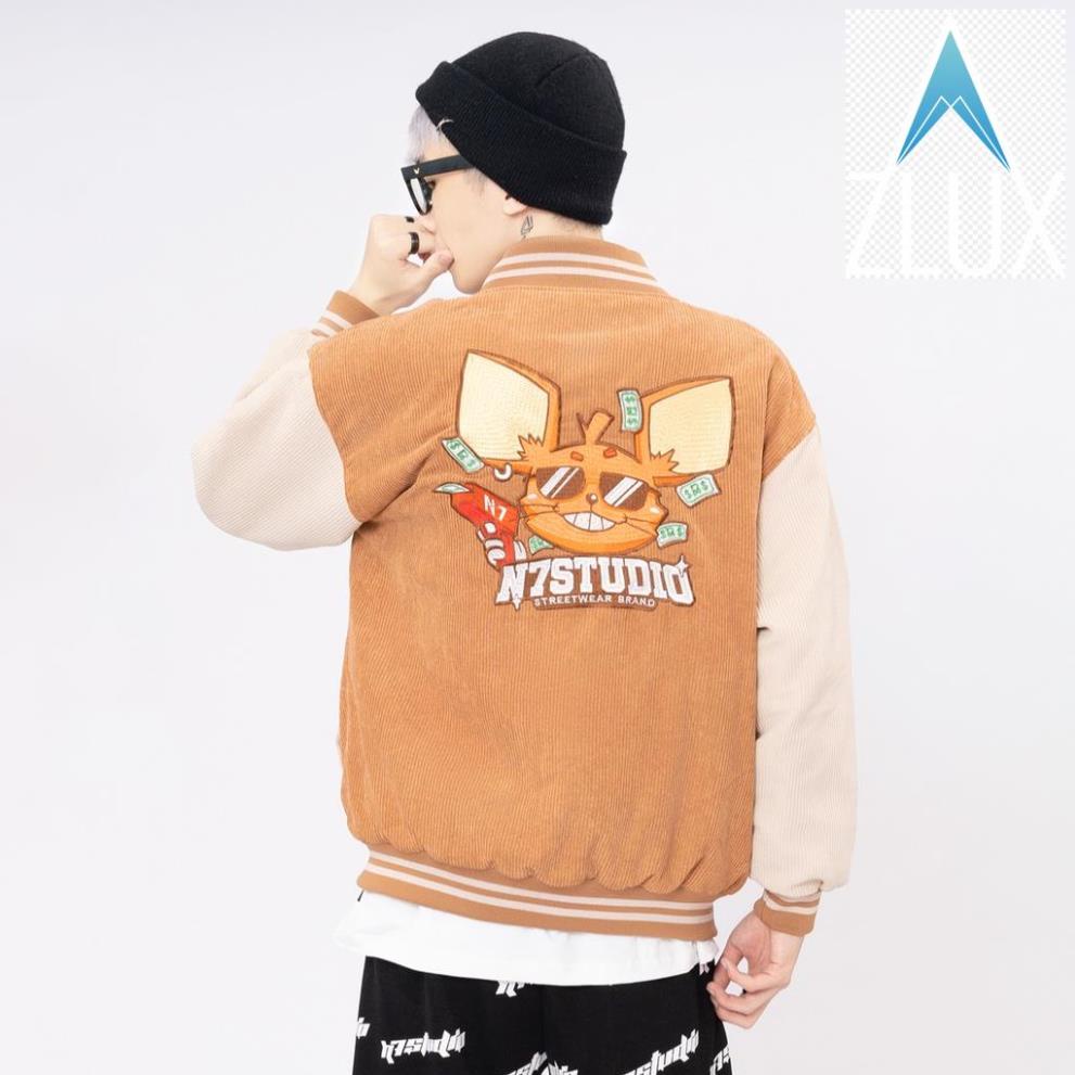 Áo Khoác Varsity Jacket N7 KAI bomber bóng chày nam nữ form rộng Local Brand