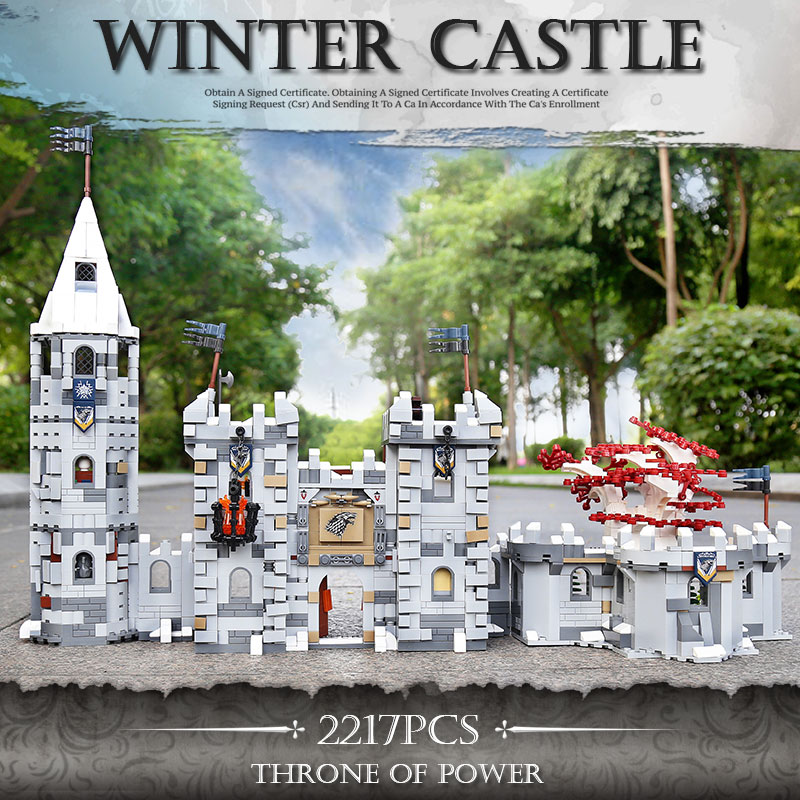 Đồ chơi Lắp ráp Mô hình Super 18K K101 American Drama Game of Power Winterfell Castle Game of Thrones