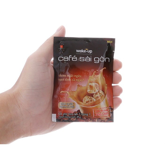 Cafe sữa đá 3in1 Sài Gòn Wake-up 24gói x 19g