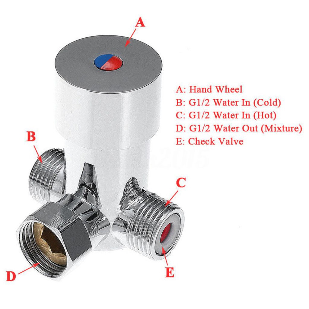 Van trộn nước nóng lạnh ứng dụng cho vòi cảm ứng, vòi rửa, máy giặt...