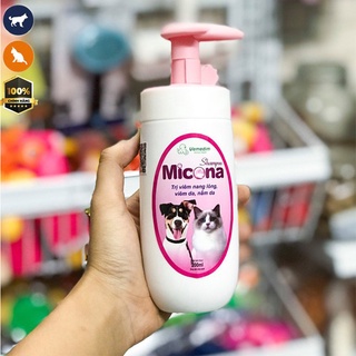 Sữa tắm phòng trị nấm, viêm da cho chó mèo Micona shampoo