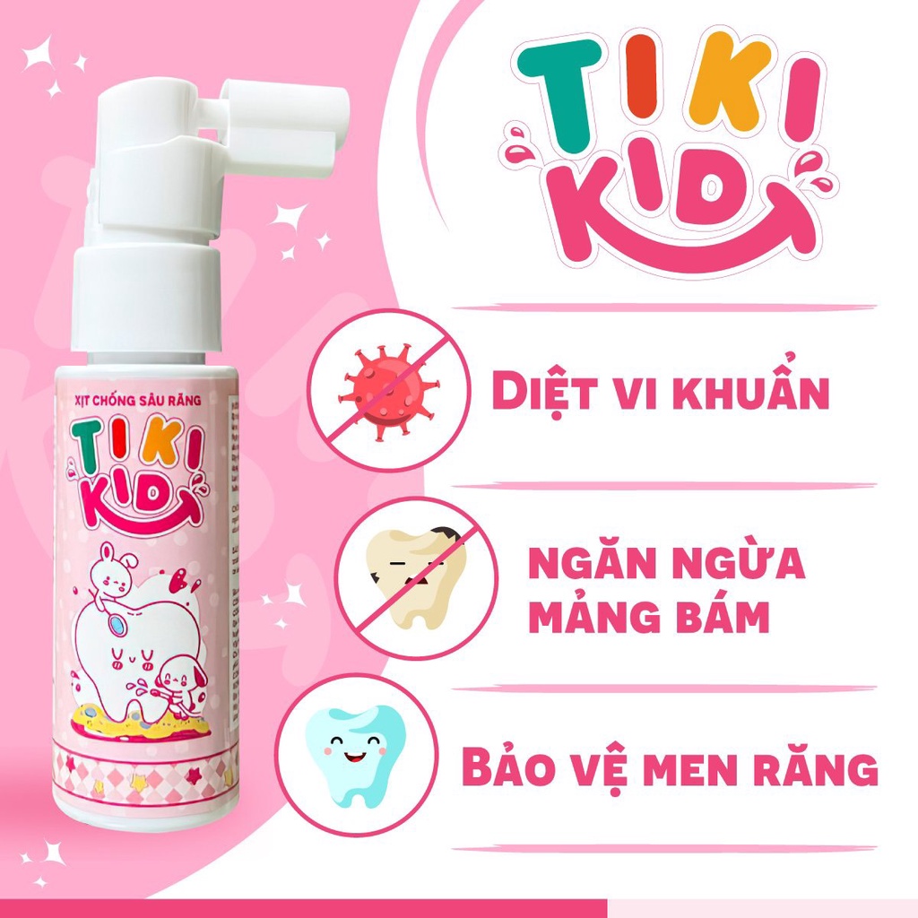 Xịt chống sâu răng cho bé