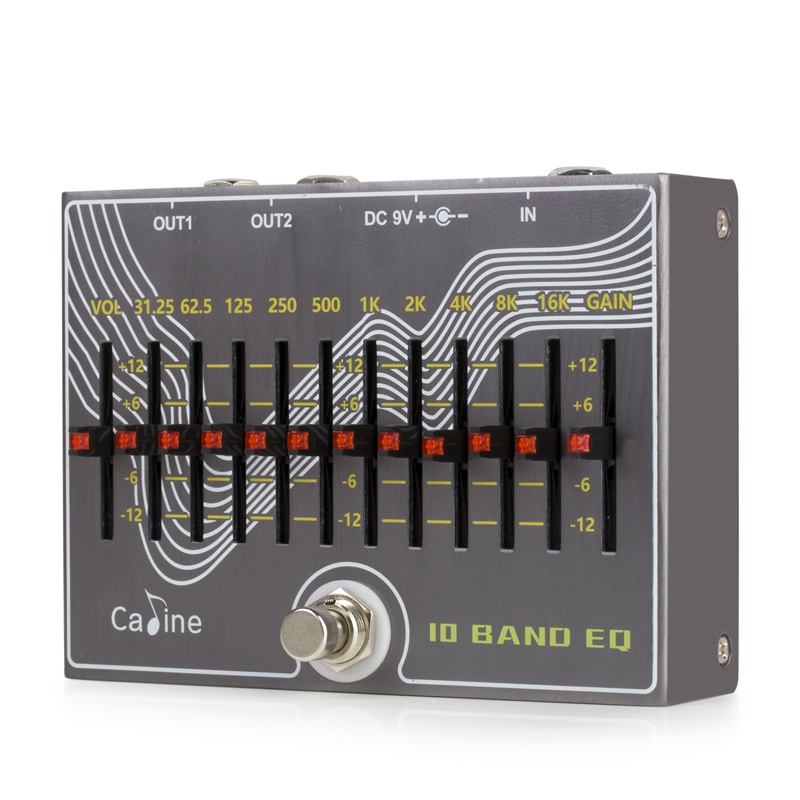 Bàn Đạp Hiệu Ứng Đàn Guitar Caline CP-81 10 Band EQ Phiên Bản Âm Lượng 3.0