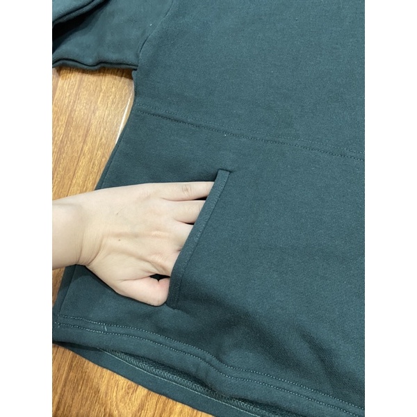 Áo sweater cổ kiểu của Forever 21 còn tag $18 XANH RÊU - Thanh lý hàng xuất khẩu (Đọc mô tả)