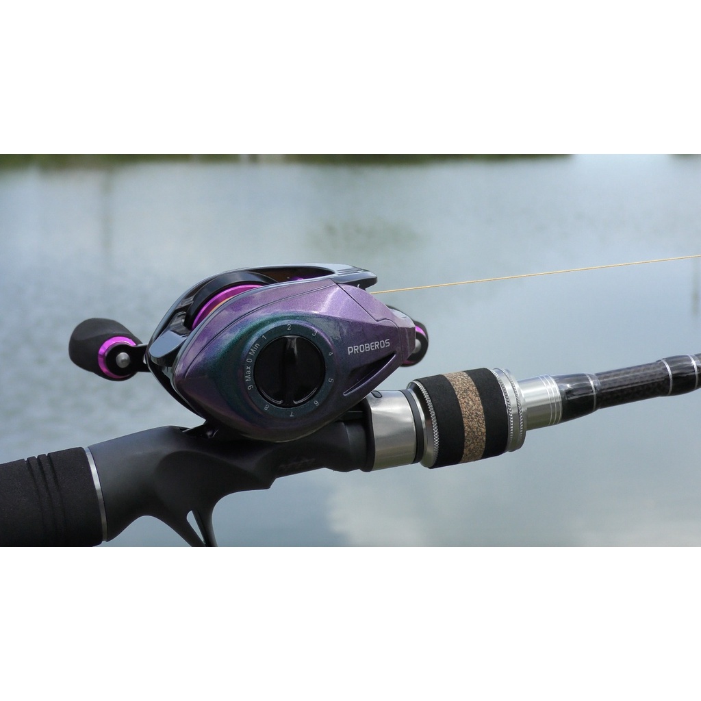 Combo Lure 900K Cần Hunting Black 2m1 và máy PROBEROS và dây Toman