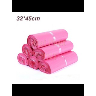 Túi niêm phong gói hàng giá sỉ- KT 32x45cm, 1.000gr màu hồng  TNT