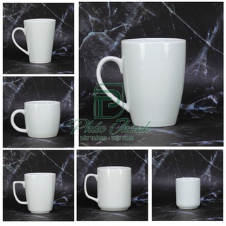 Ly cốc sứ trắng Bát Tràng gốm sứ Phúc Thành