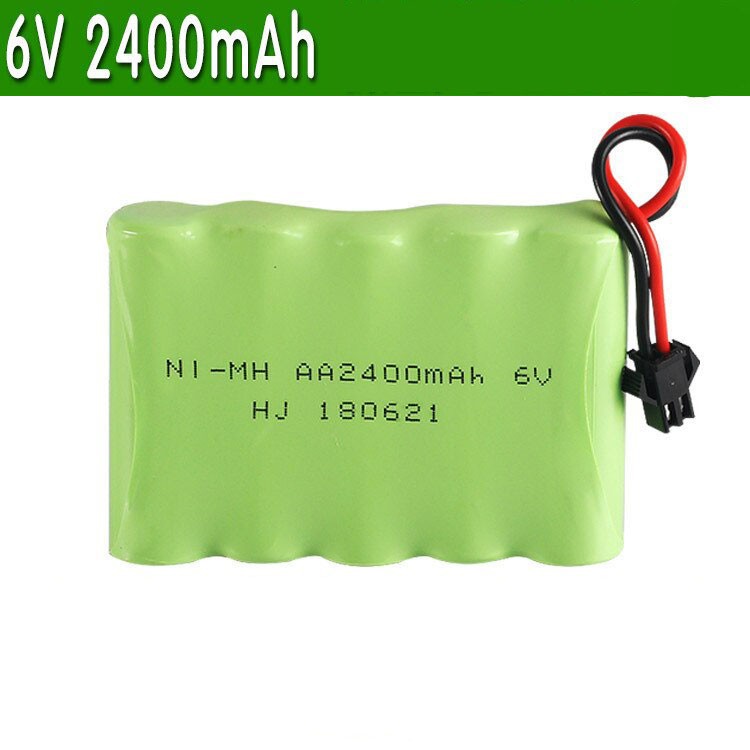 Pin sạc Ni-MH AA2400mAh 6V kèm củ sạc 250mAh