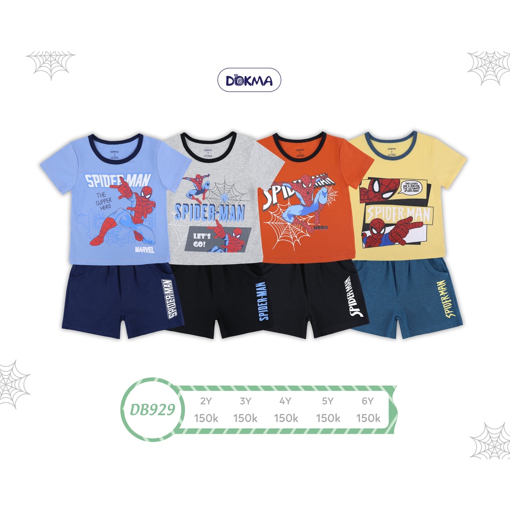 Bộ cộc tay cổ tròn vải cotton - DOKMA