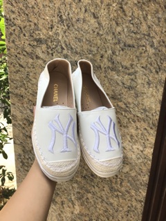 Giày ny thêu xả kho 35k