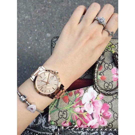 Đồng Hồ Nữ Burberry Rose Gold-Tone BU9039