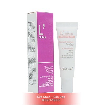 Kem tái tạo da sau liệu trình Dermafirm L'Cream 20ml
