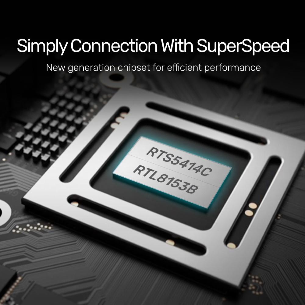 HUB USB 3P 3.0 + LAN UNITEK H1111A