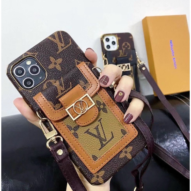 Ốp ví cài thẻ và tiền tặng kèm dây đeo cho IP XSM |11 |11PRO| 11PRM | IP12 | 12PRO| 12PRM | 13| 13PR| 13PRM