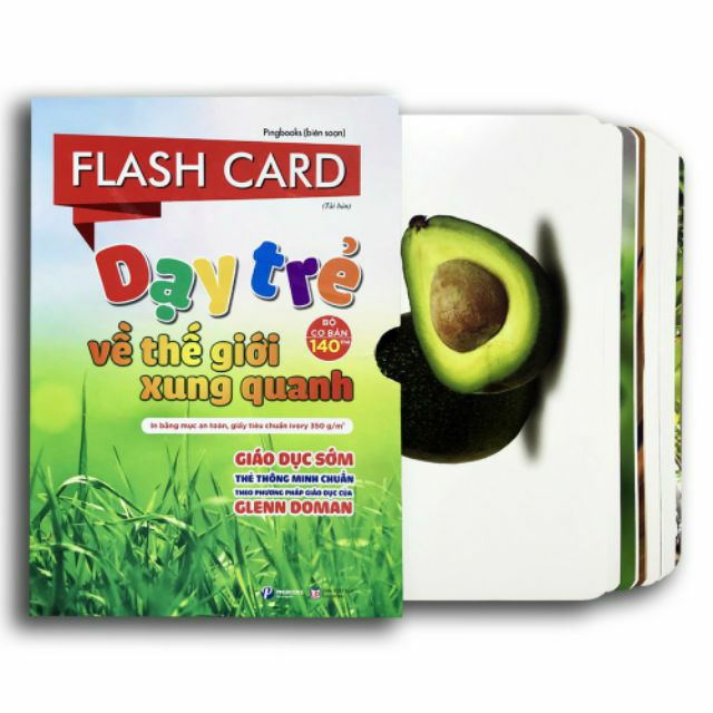 Flashcard Thế giới xung quanh 140 thẻ (khổ A5) - Thẻ Flash card