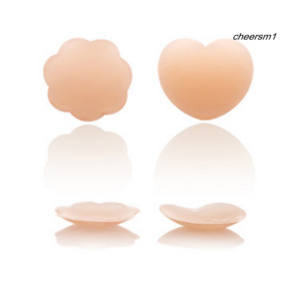 1 Cặp Miếng Dán Ngực Silicon Hình Hoa Và Trái Tim | BigBuy360 - bigbuy360.vn