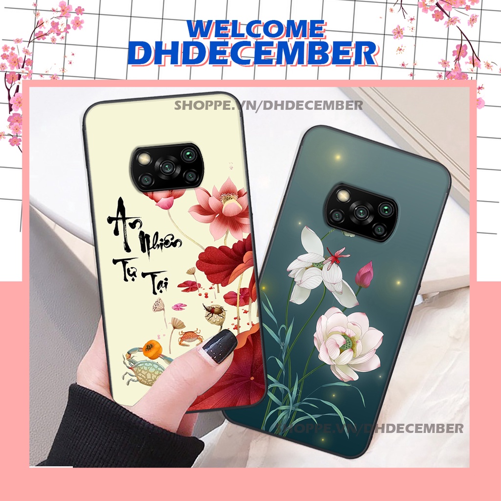 Ốp lưng Xiaomi POCO X3 / X3 PRO / X3 NFC in hình thư pháp tâm an vạn sự an ,mã đáo thành công SIÊU CHẤT