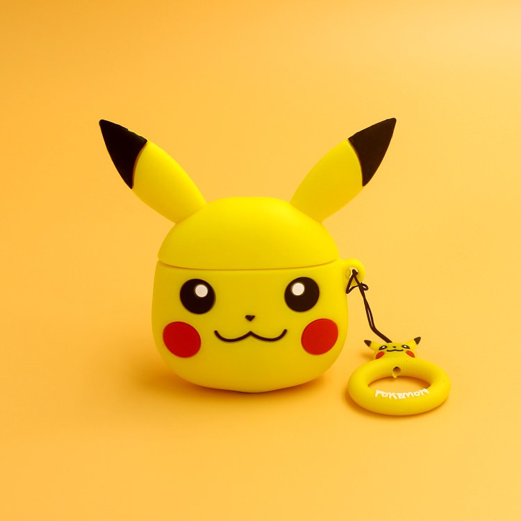 Ốp Tai Nghe - Vỏ Airpod 1/2 Hình Pokemon - Case Airpods Chất Liệu Silicon Siêu Bền Bỉ_Mon Case_