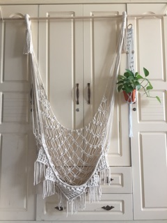Võng đu macrame size vừa cho bé (hình thật)