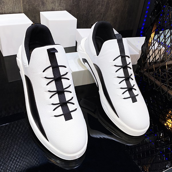 [Giá Xả Kho] Giày Thể Thao Nam GT03 - Giày Da Sneakers Trắng Nam Đế Siêu Nhẹ