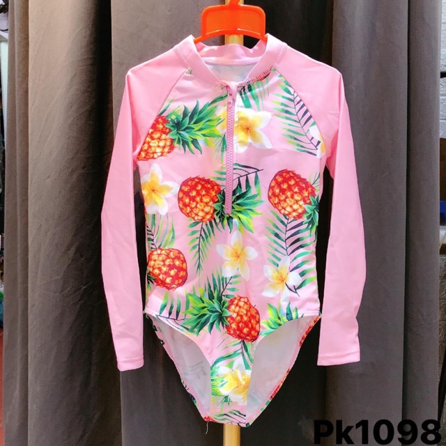 Bikini dài tay dứa cho bé