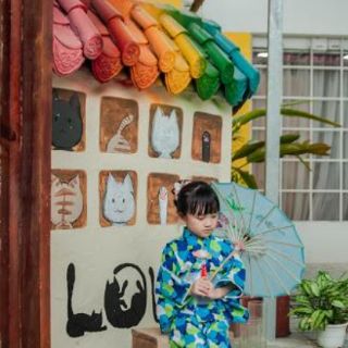 Bộ Kimono Cách Tân Bé Gái