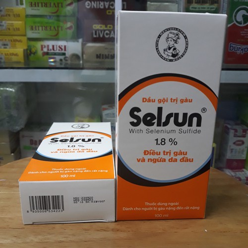 Dầu gội giảm gàu Selsun 1,8% - Dành cho người bị gàu