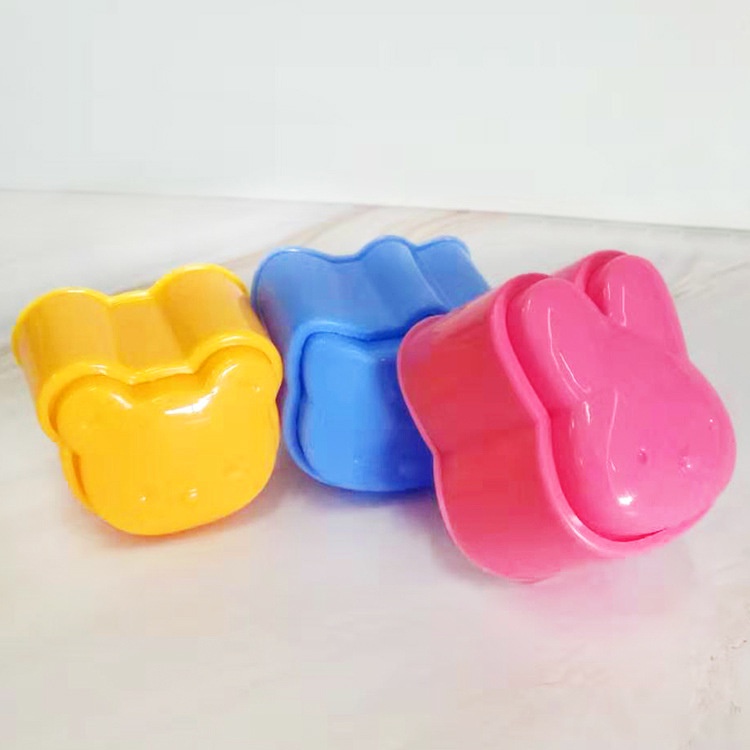 Bộ Khuôn Làm Cơm Nắm sushi Hình Gấu / Thỏ Hoạt Hình DIY