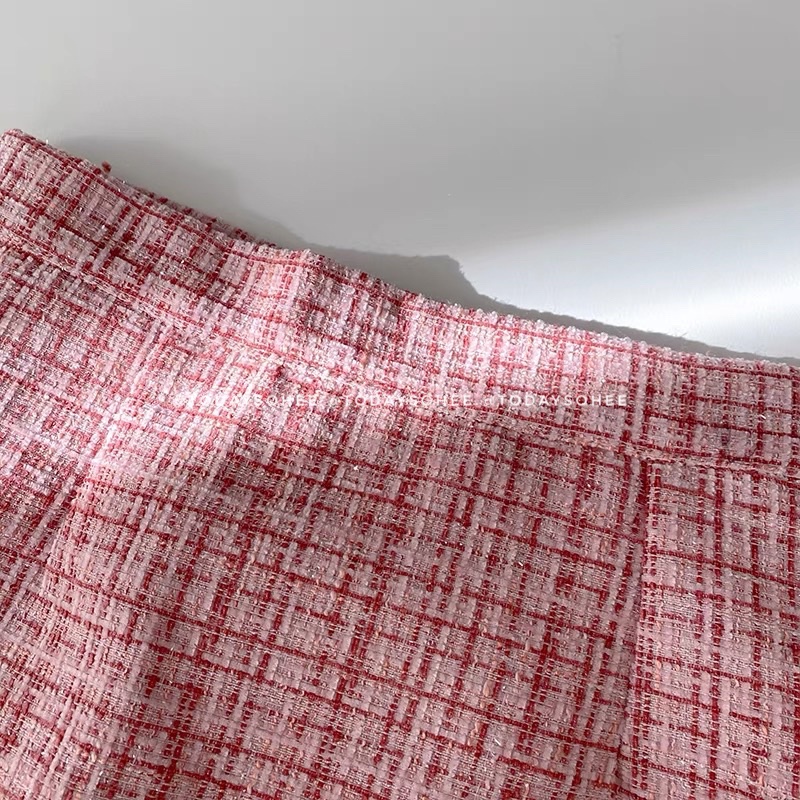 Chân váy tweed nhiều màu