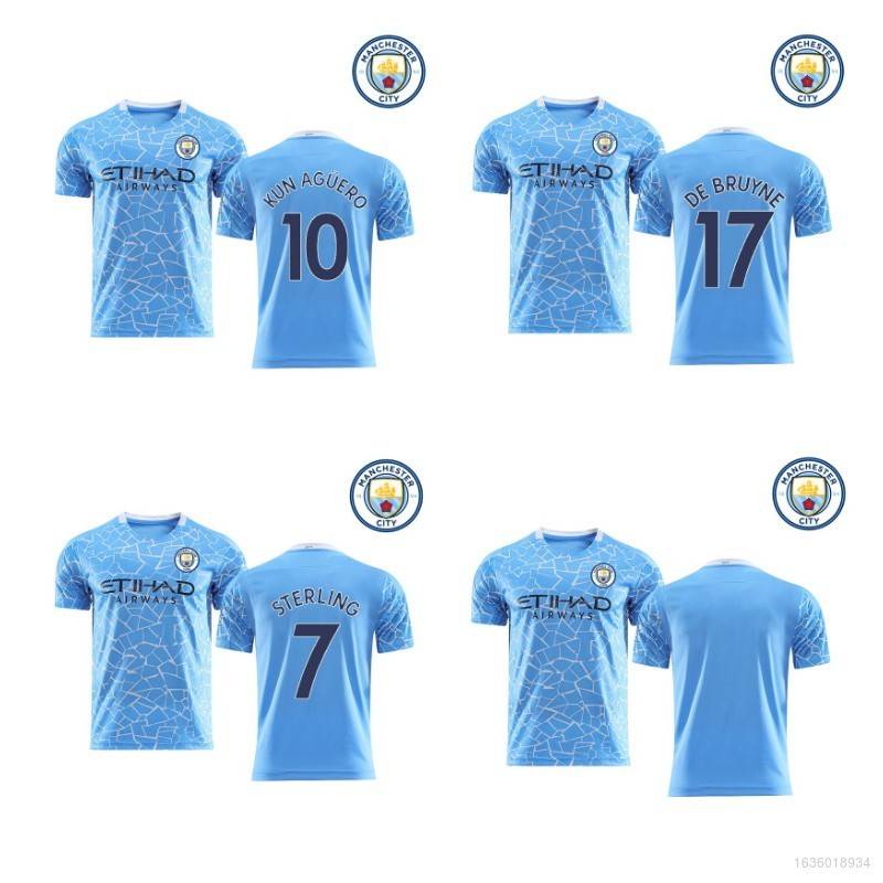 Áo thun thể thao MUN City F.C.Home thời trang 2020-2021 cho nam và nữ
