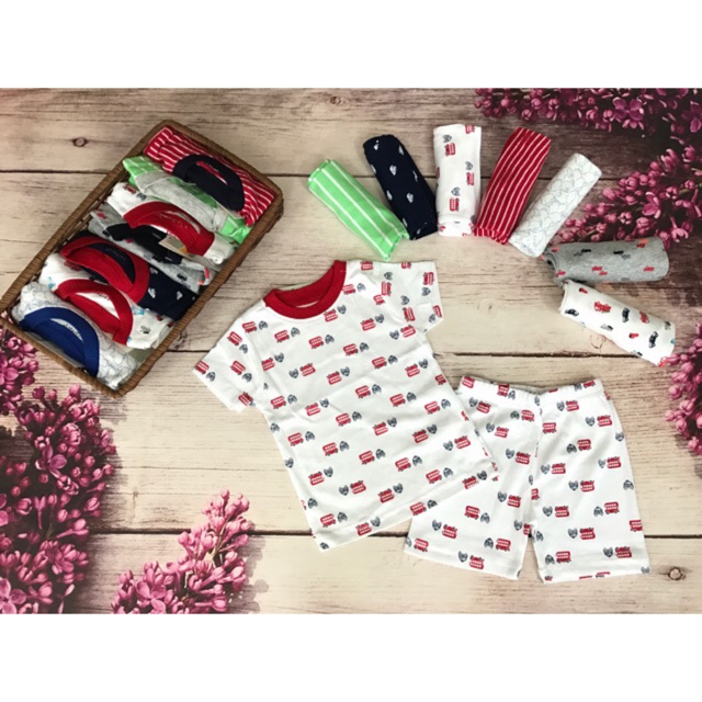 Combo Bộ thun borip bé trai