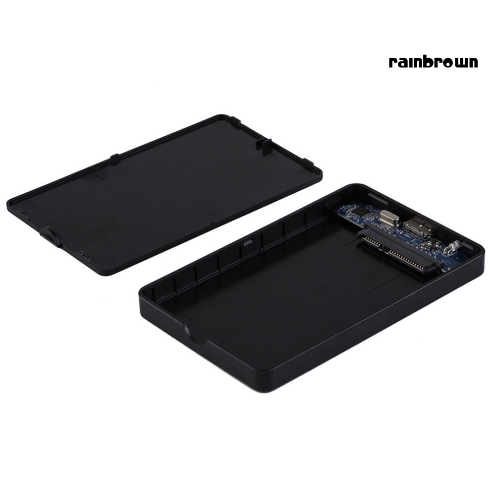 2.5 inch 2TB USB 3.0 SATA HD Box HDD Hard Disk Drive External Enclosure Case /RXDN/