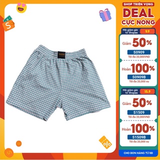 Quần đùi caro nam nữ thun cotton mặc nhà - quần đùi mặc ngủ nam basic chất cotton mềm mại, thoáng mát
