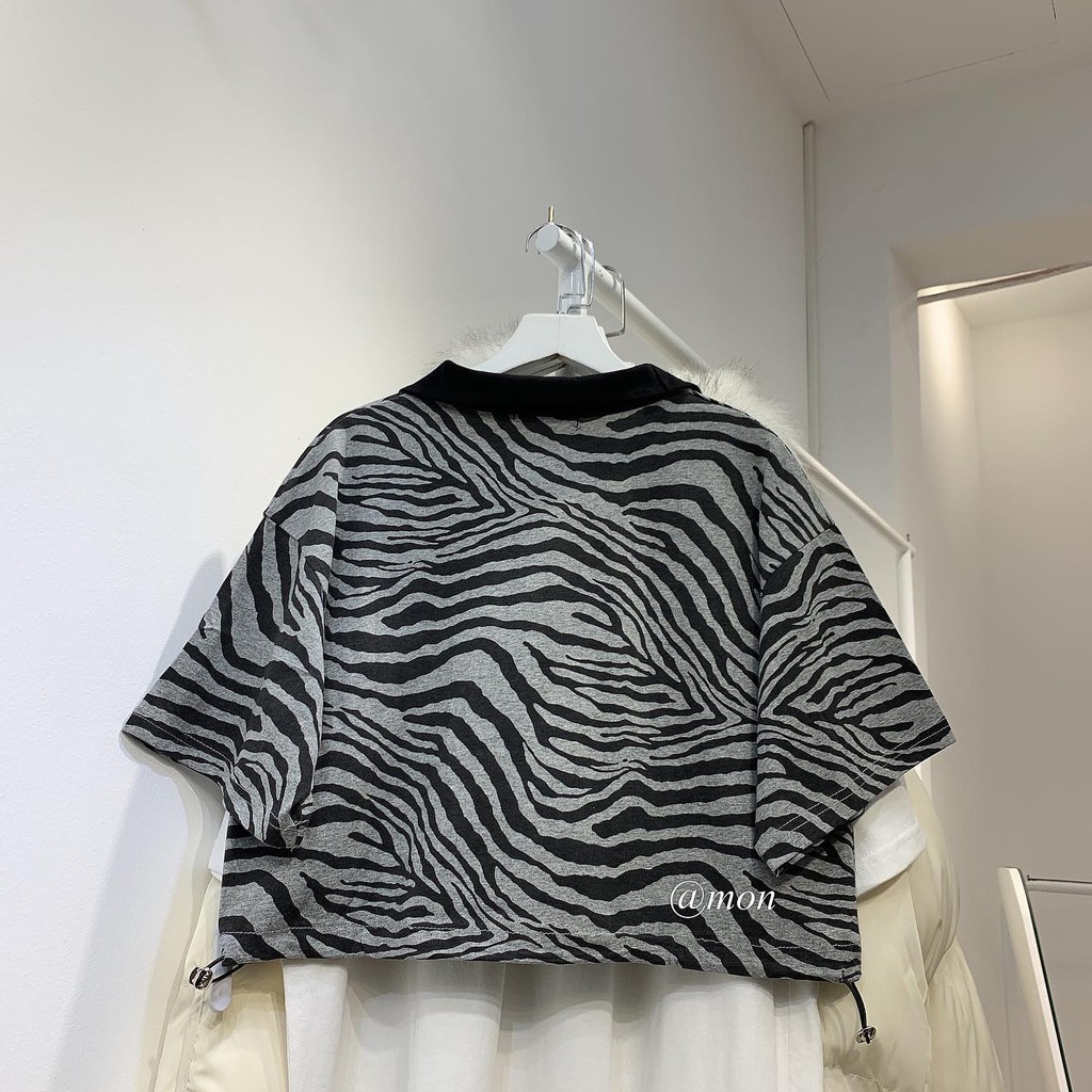 [Mã WASKT304 giảm 15% tối đa 30K đơn 99K] 2101418 CROPTOP NGỰA VẰN | BigBuy360 - bigbuy360.vn