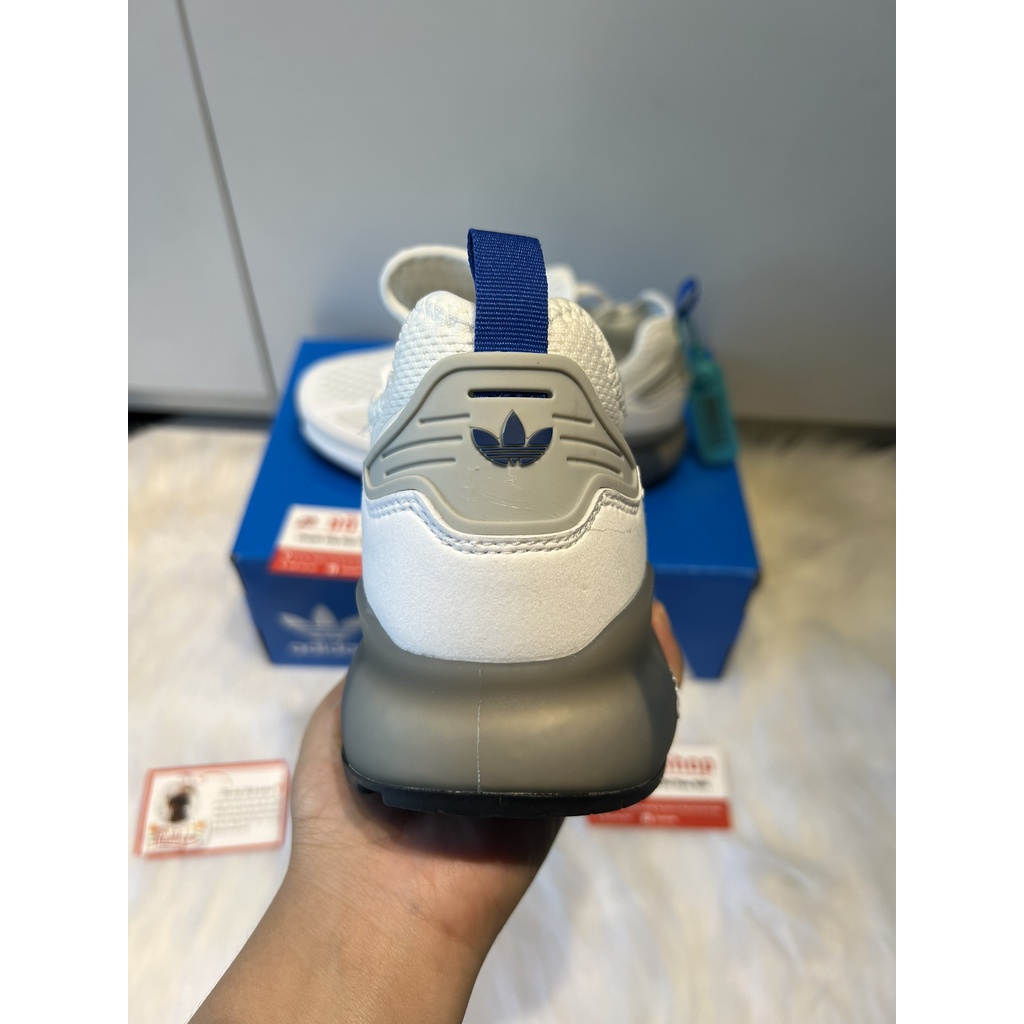 GIÀY THỂ THAO NAM NỮ ADIDAS ZX 2K BOOST WHITE CREAM BROWN NAVY