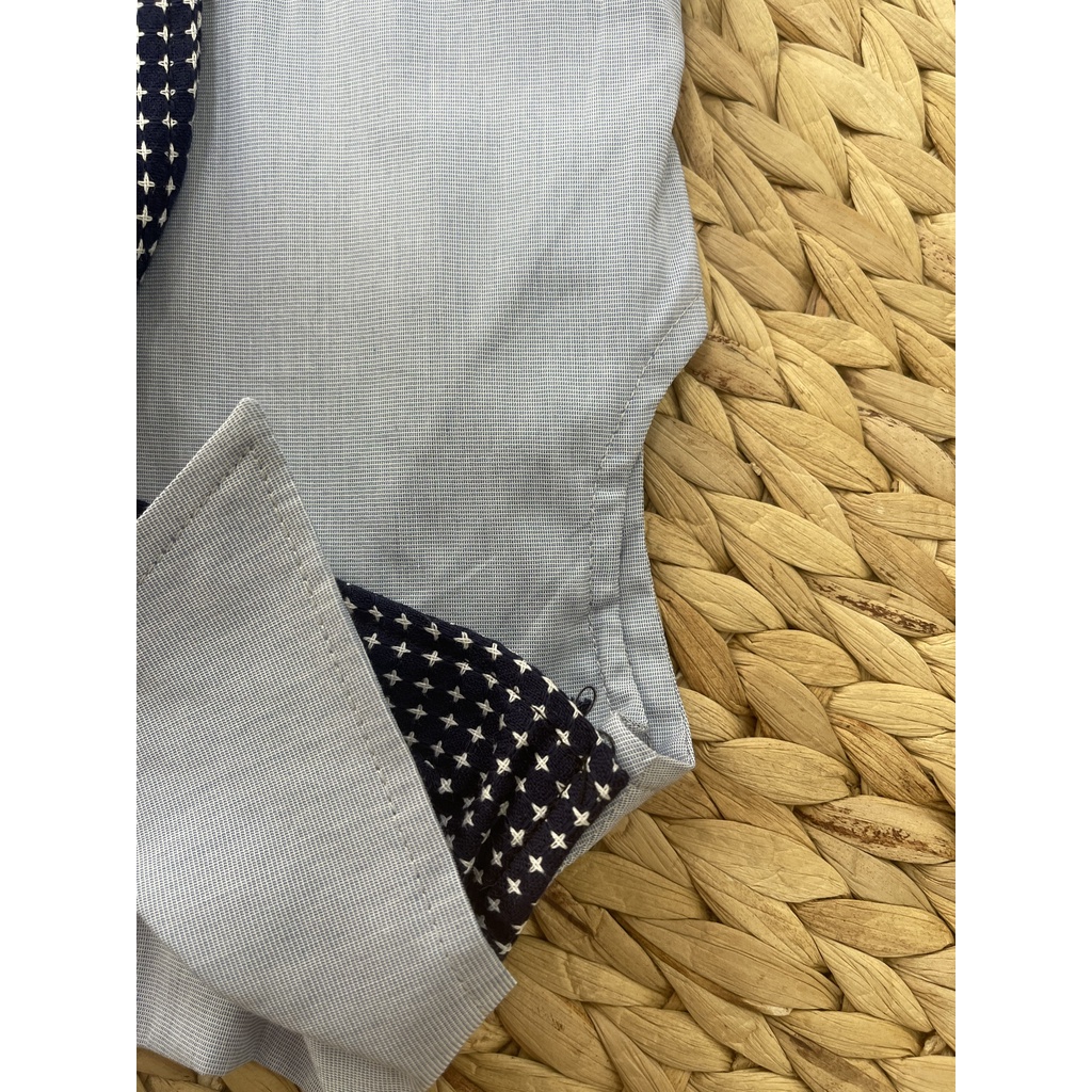 Đầm Xanh Sát Nách Cổ Sơ Mi Cà Vạt Màu Ngẫu Nhiên Sora Chan - M019