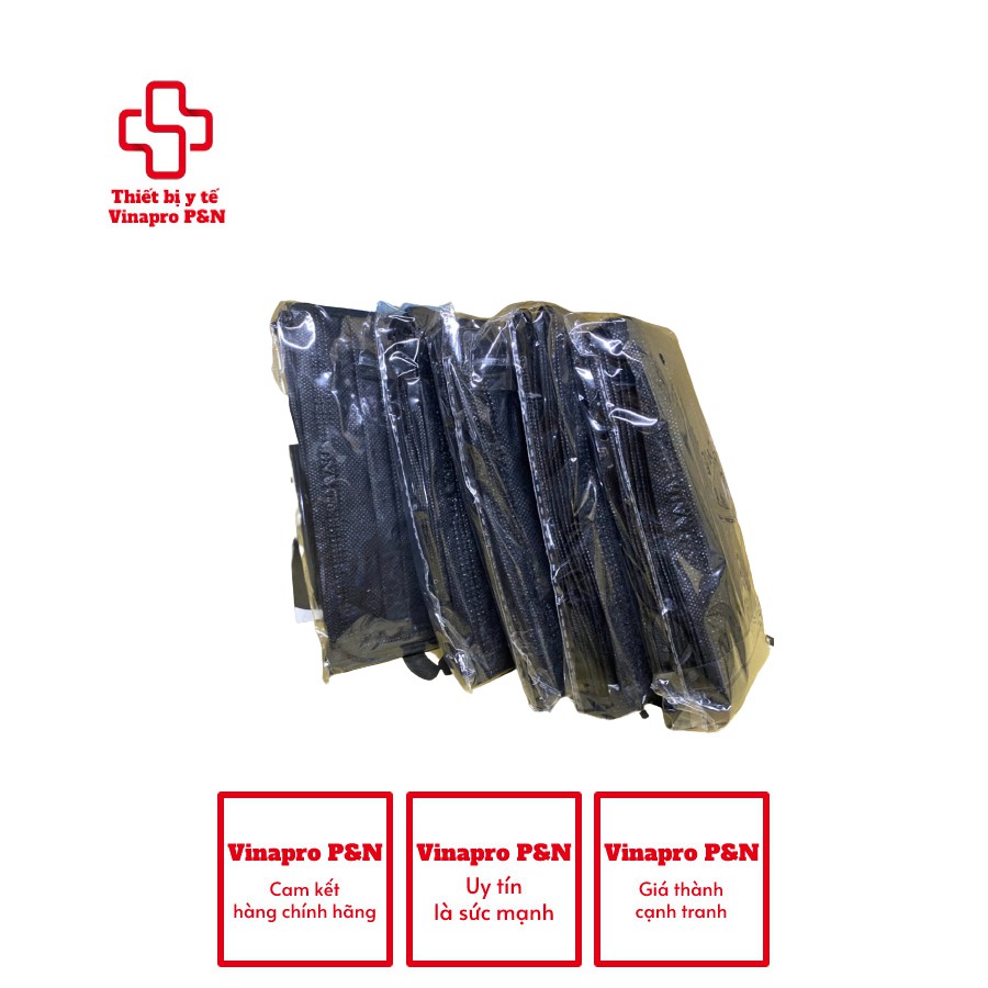Khẩu trang đen Hàn Quốc Vinapro (Hàng chính hãng - 4 lớp) | BigBuy360 - bigbuy360.vn