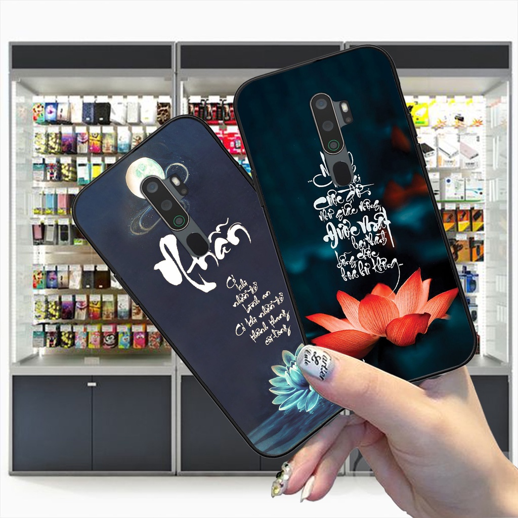 Ốp Oppo A5 2020 / A9 2020 bộ hình thư pháp sang trọng siêu bền