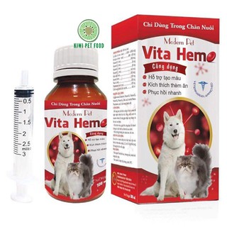 Vita hemo - thuốc bổ máu , tăng thèm ăn cho chó mèo