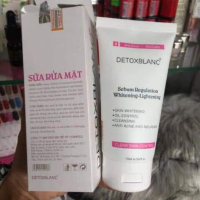 Sữa rửa mặt sinh học detox blance