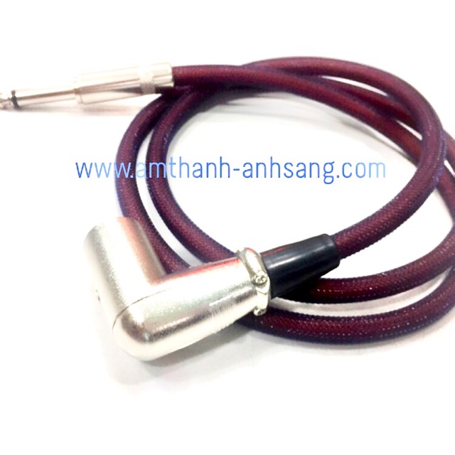 Dây canon đực cong ra 6 ly thẳng 01 dây tín hiệu âm thanh zắc Canon giắt 6 ly